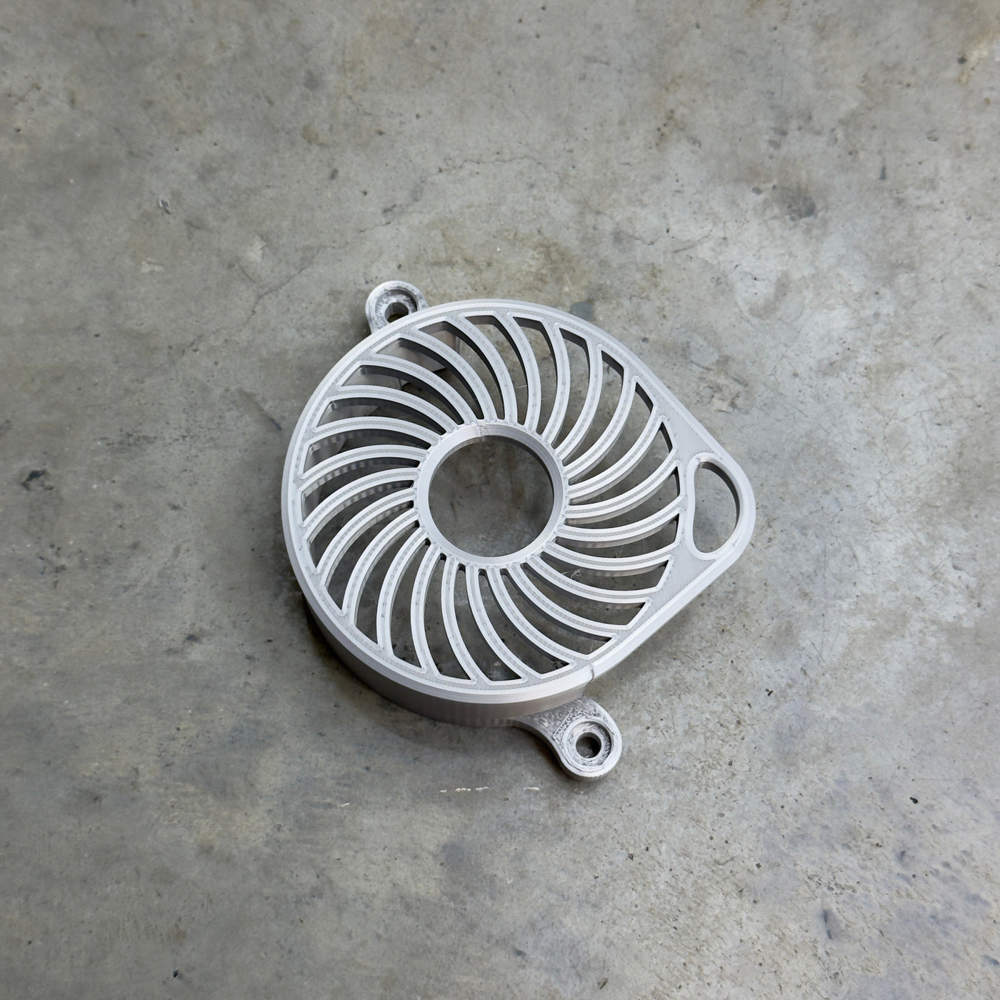 Surron Ultra Bee replacement motor cover – right-side view showing coverage area