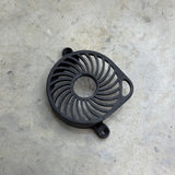 Surron Ultra Bee motor cover rear detail – edge coverage and retention tab