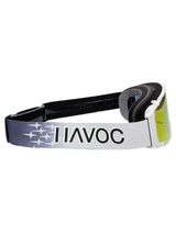 Buttery Films x Havoc Helios goggle for Surron and Talaria — strap and frame detail