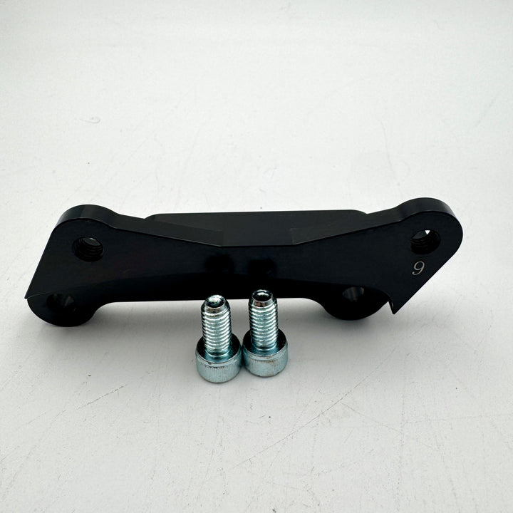 320mm front rotor relocation bracket for Gen 1 Kawasaki KLR650 - Warp 9