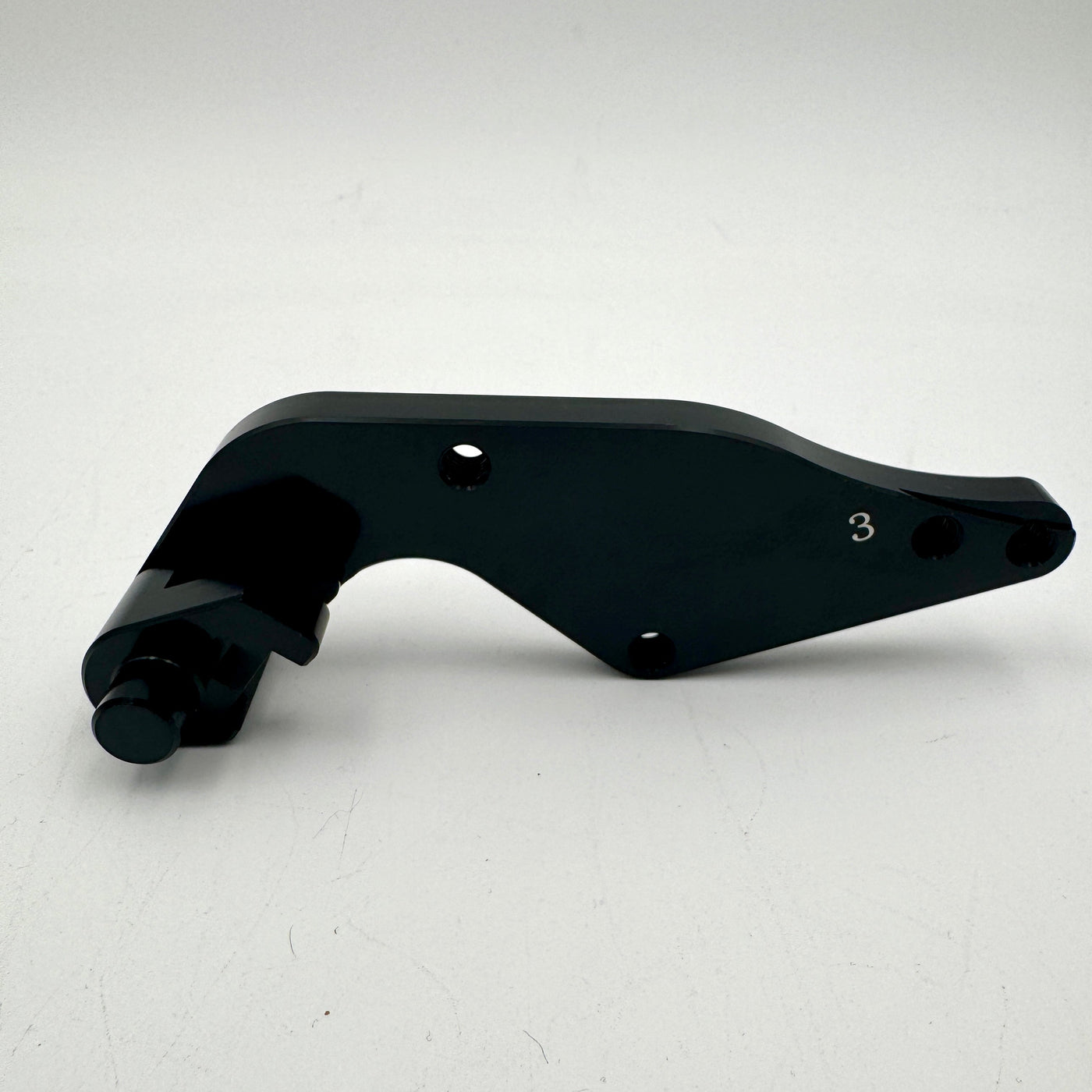320mm front rotor relocation bracket for early KTM, Husqvarna and BMW dirt bikes - Warp 9