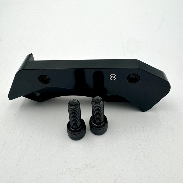 320mm front rotor relocation bracket for Italian Husqvarna - Warp 9