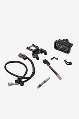 Warp 9 V2 LED headlight kit — headlight, W9 mounting bracket, wiring harness, connectors, and threadlocker included
