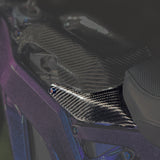 E-Ride Pro Carbon Fiber Battery Lid Lock — installed on E-Ride Pro frame