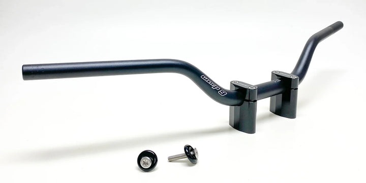 Warp 9 1-1/8 inch tapped MX handlebars — 7010-T6 billet aluminum with M8 threaded bar ends for wrap-around handguards
