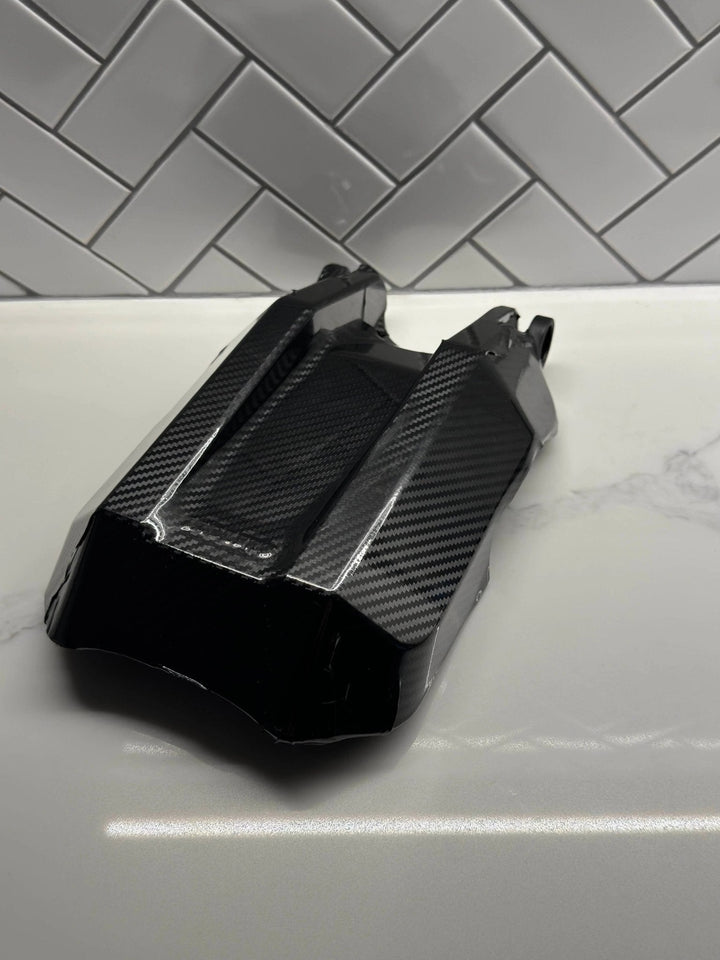 E-Ride Pro carbon fiber wrap kit — real CF weave detail