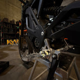 KyVex Billet Footpeg Bracket for E-Ride Pro SS 3.0/4.0 — close-up detail