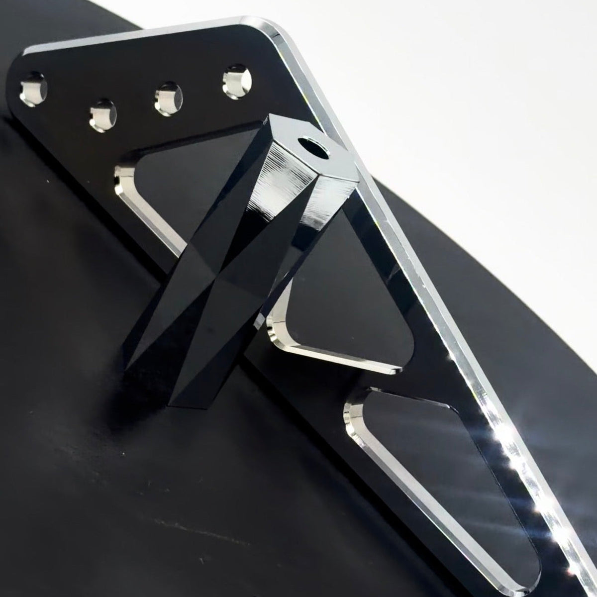 KyVex Billet Ultra Bee Foot Lock for Surron Ultra Bee — installed on bike