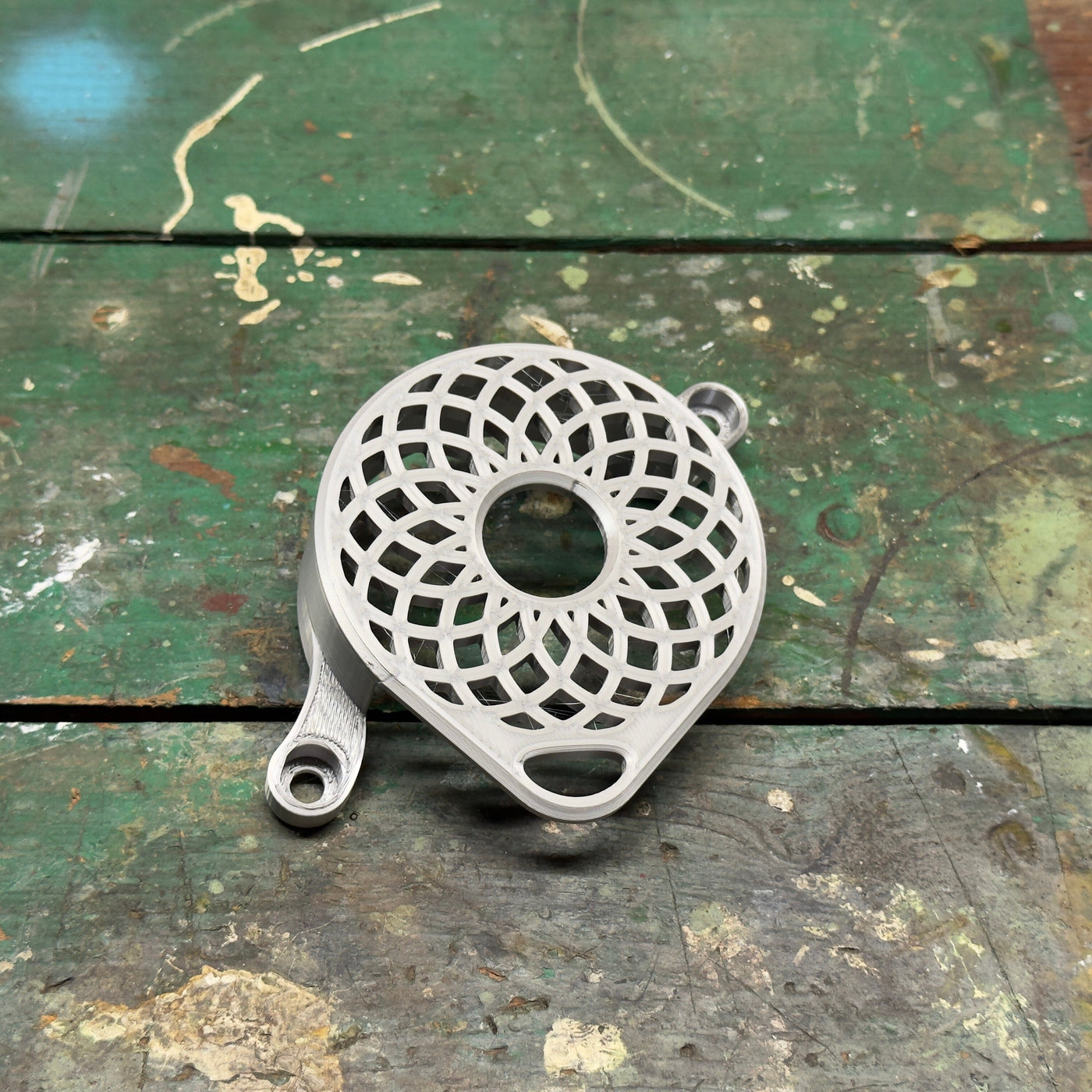 Surron LBX motor cover installed – showing right-side coverage of motor housing