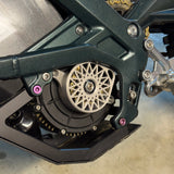 Surron LBX plastic motor cover – black ABS replacement part for LBX electric dirt bike