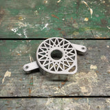 Talaria XXX motor cover mounting detail – precise OEM-style installation