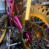 KyVex Billet Whip Light Kit for Surron & Talaria — installed on whip antenna