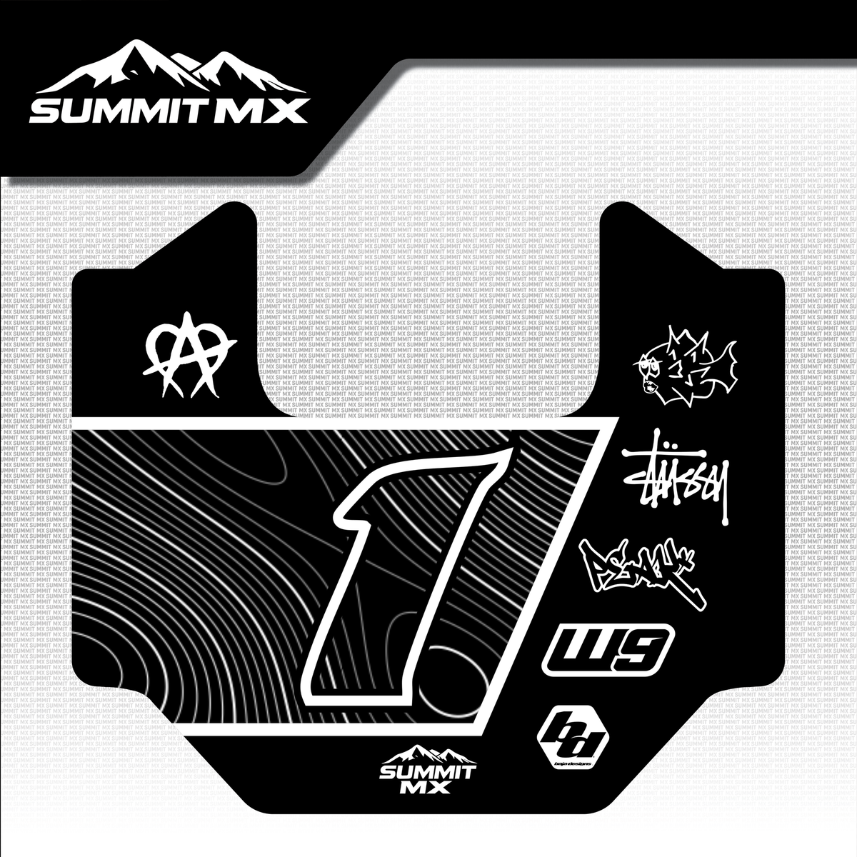 Switchback Decal for Juiced Number Plate