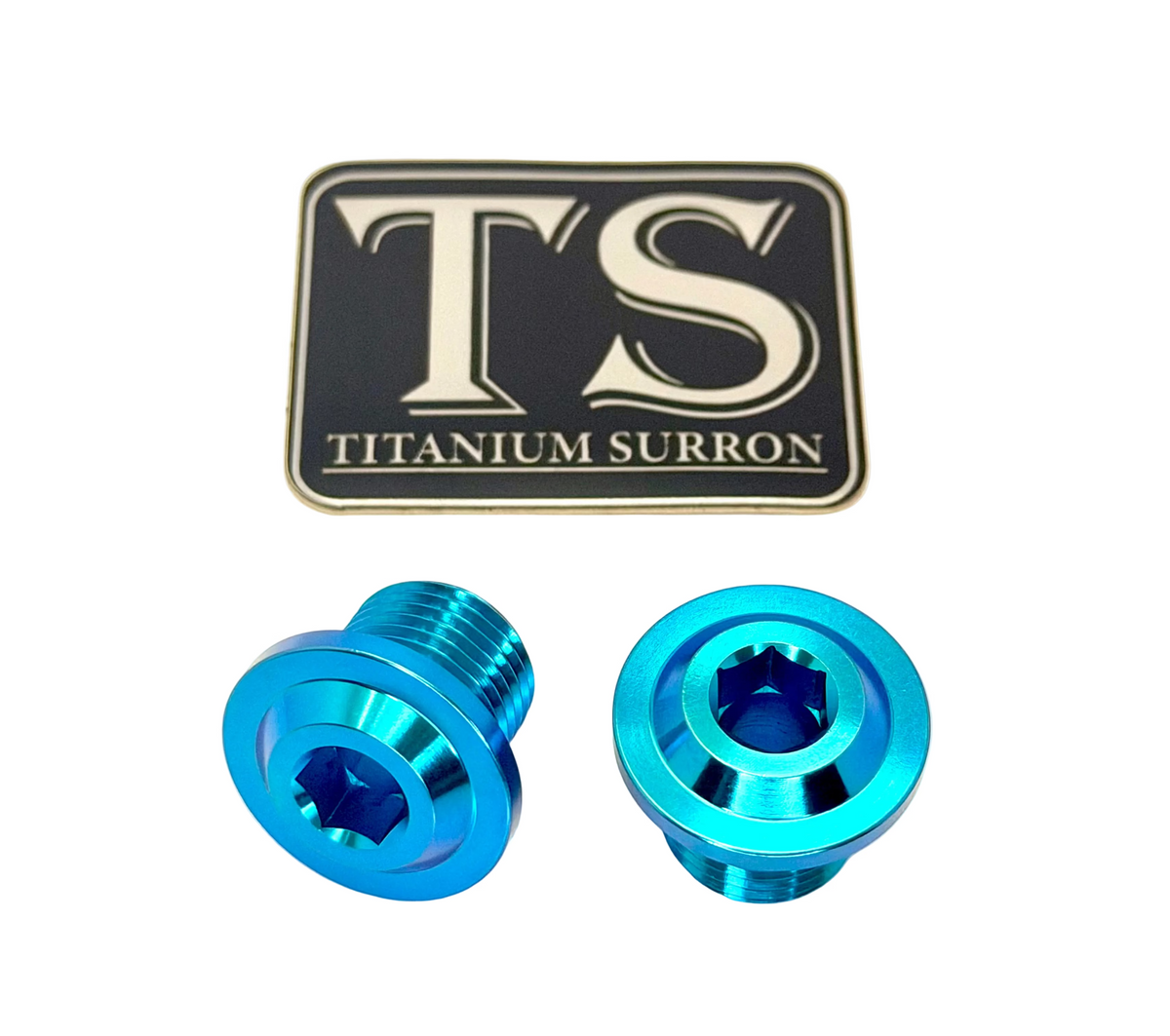 KKE Fork Axle End-Nuts — E-Moto (Set of 2)