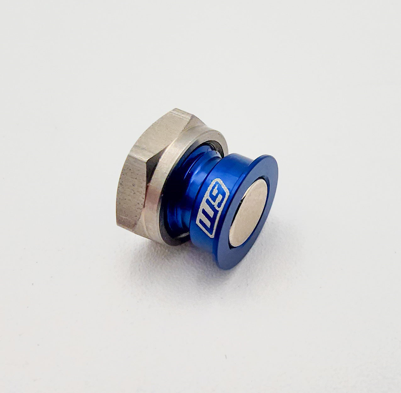 KTM rotor speedo magnet V3 — Warp 9 aluminum body, alternate view