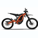 Surron Light Bee X solid color frame wrap by Summit MX — KTM Orange