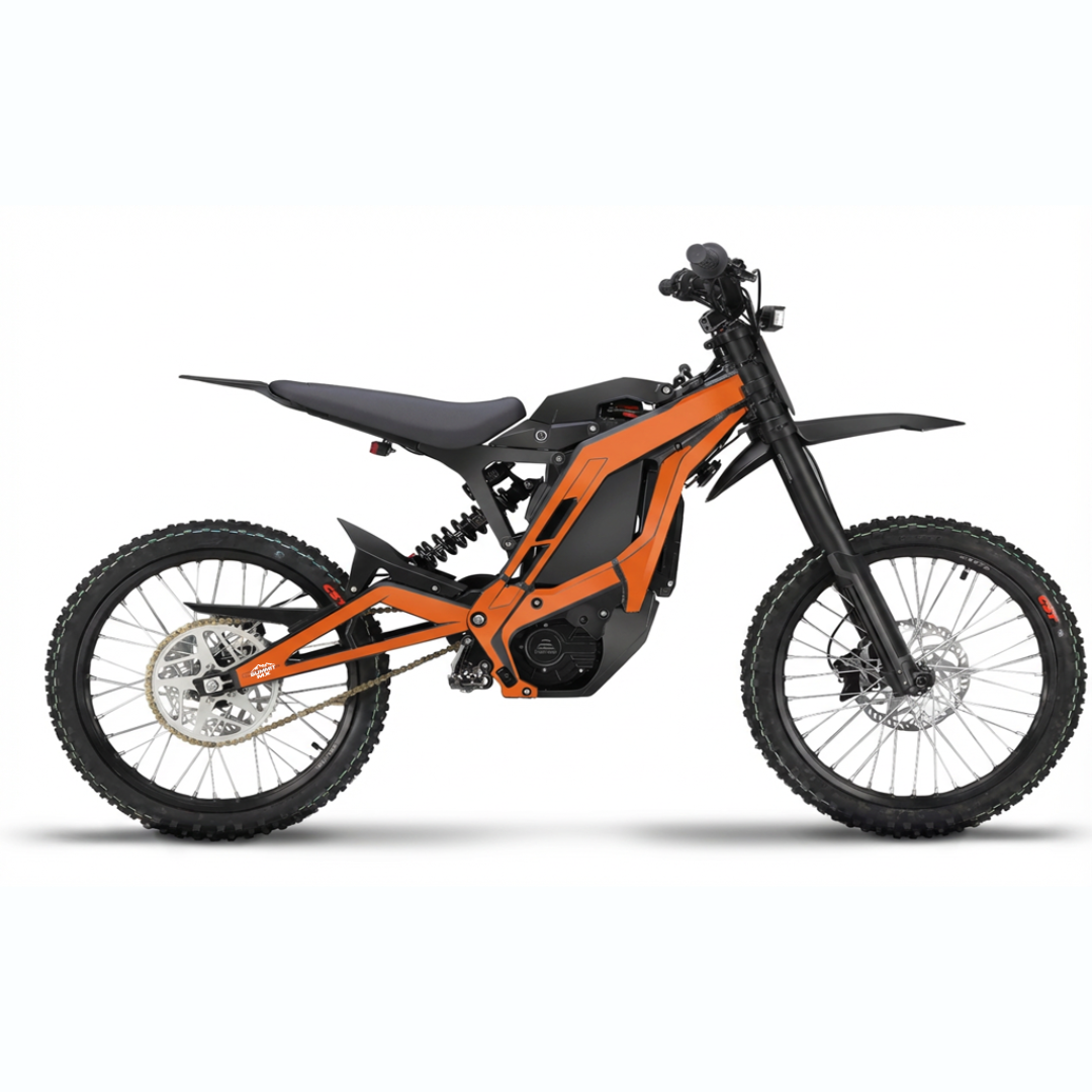E-Ride Pro solid color frame wrap by Summit MX — KTM Orange
