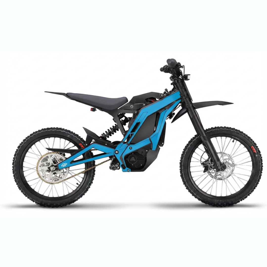 E-Ride Pro solid color frame wrap by Summit MX — Light Blue