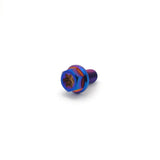 Titanium M6 flange bolt for Surron and Talaria — 10mm length, Warp 9