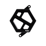 KyVex Billet Motor Cover for Talaria MX4 — black finish front view