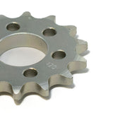 Prickly DLC jackshaft sprocket for Surron LBX — installed detail