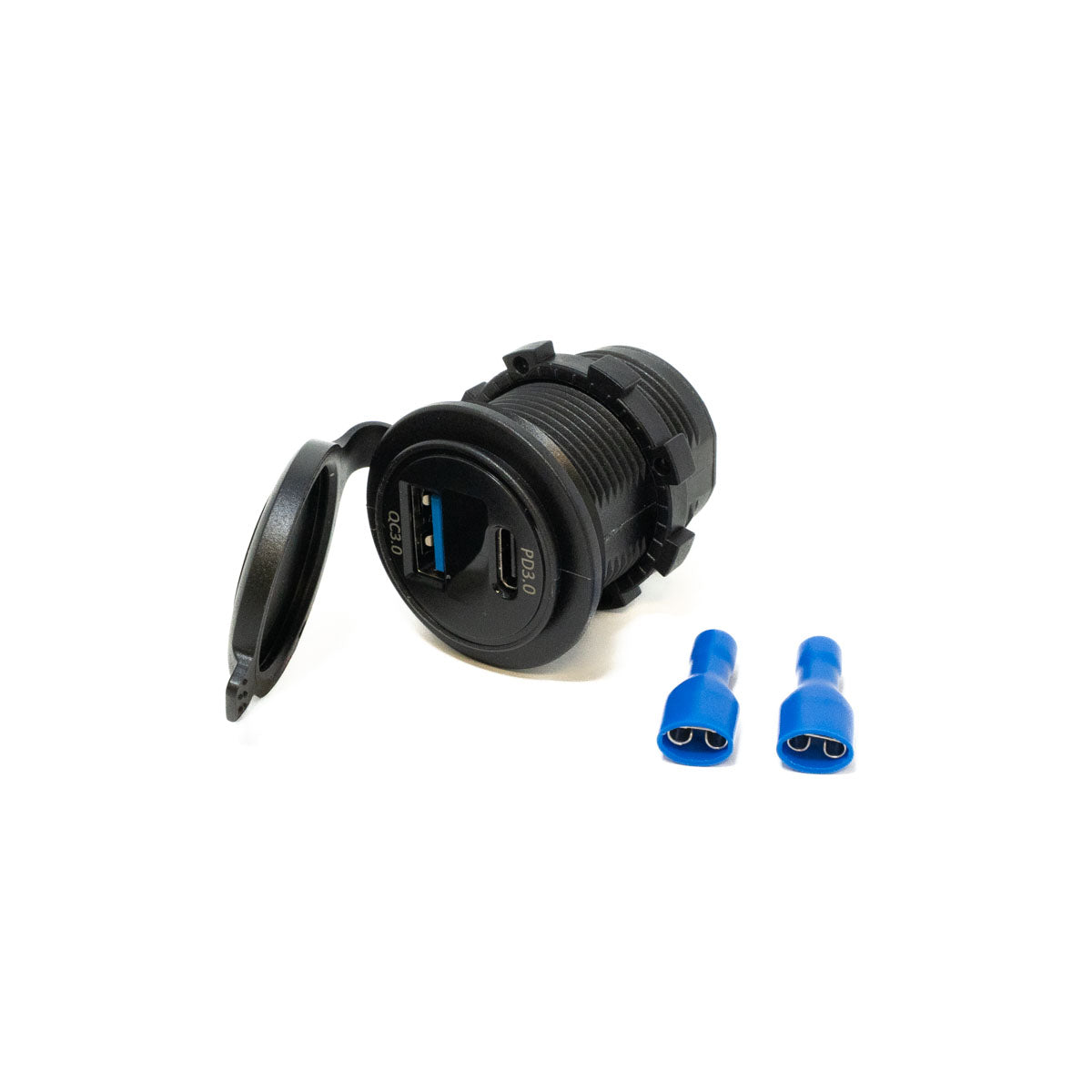 Prickly USB charging port for Surron and E-Ride Pro, port detail