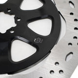 Prickly 240mm floating rotor for Surron LBX — stainless rotor, 6061 carrier