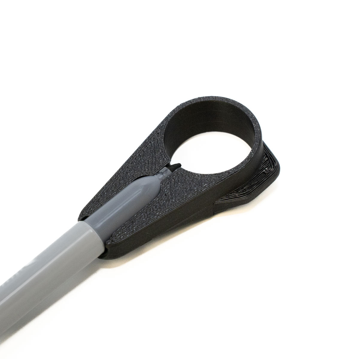 Prickly Stem Lock for Surron LBX — installed headset detail