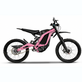 Surron Light Bee X solid color frame wrap by Summit MX — Pink