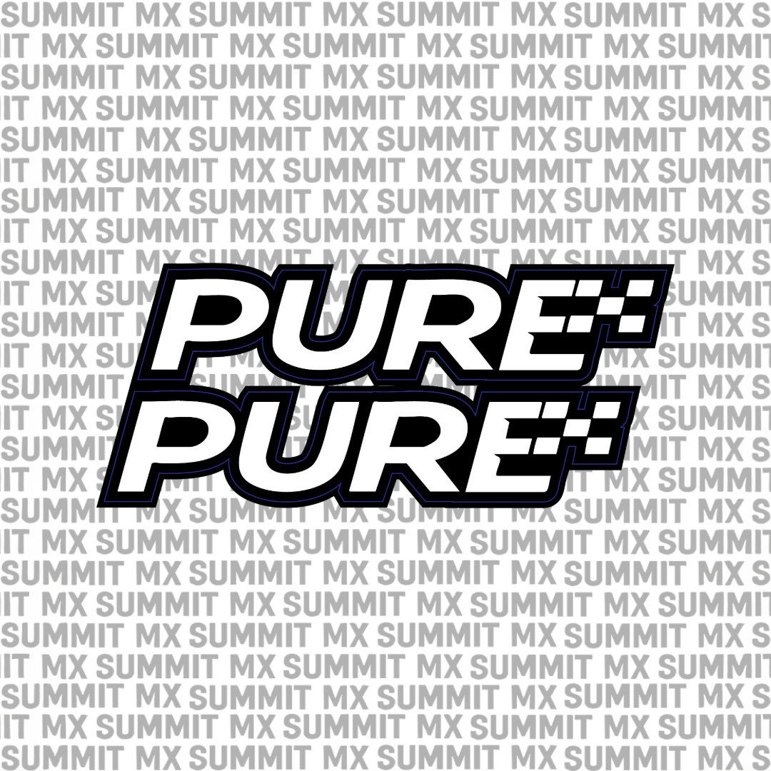 Pure fork tube decal for e-moto builds — UV-resistant weatherproof vinyl