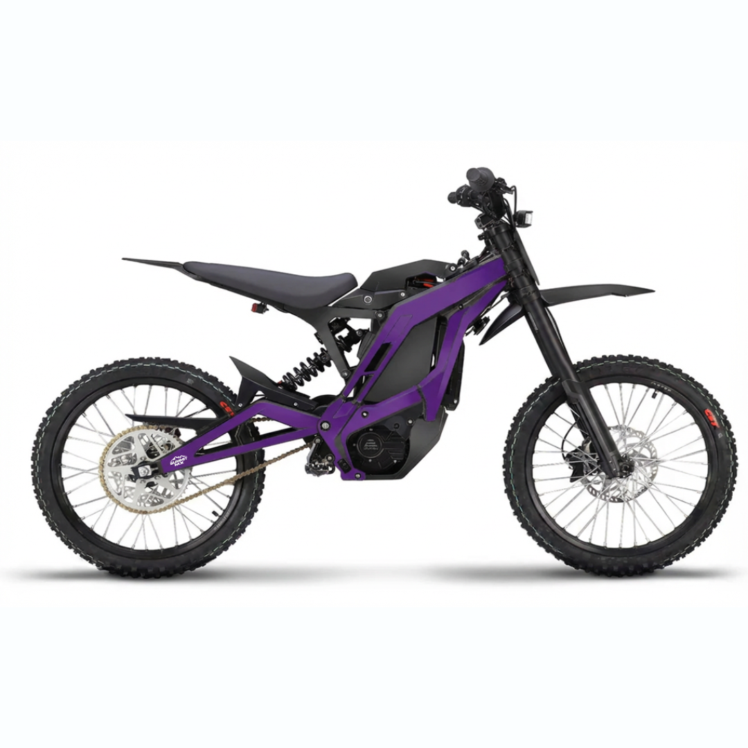 E-Ride Pro solid color frame wrap by Summit MX — Purple