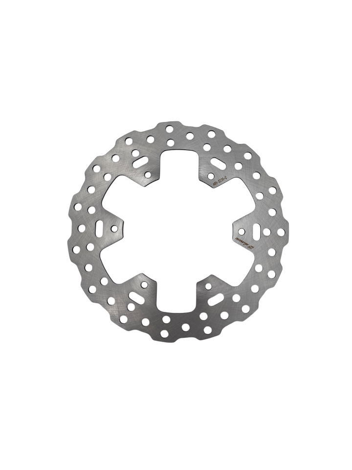 Yamaha WR250R / WR250X 230mm rear fixed brake rotor — Warp 9
