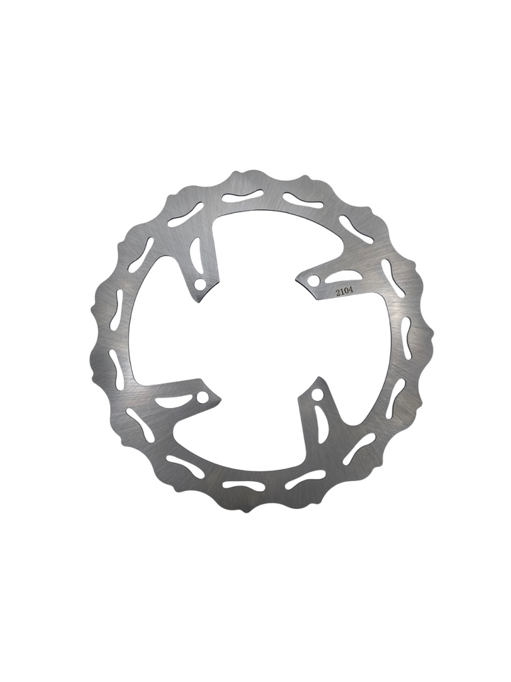 Kawasaki 270mm front fixed brake rotor - Warp 9
