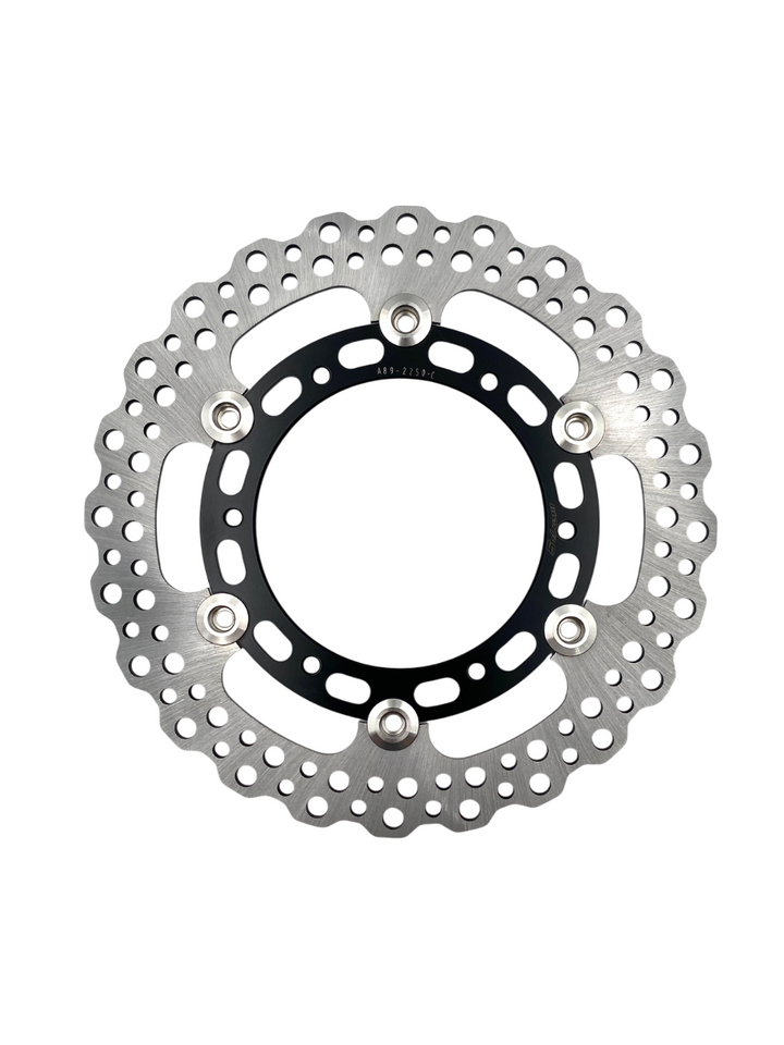 Yamaha WR-R 250mm front floating brake rotor - Warp 9