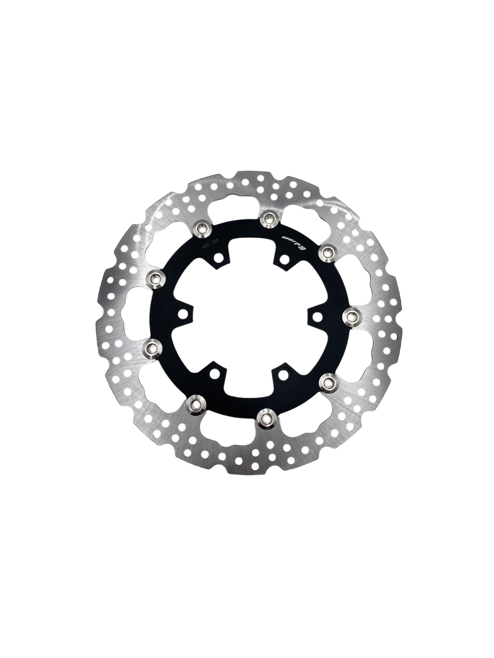 Warp 9 DR650 320mm Front Floating Rotor (includes rotor bolts)