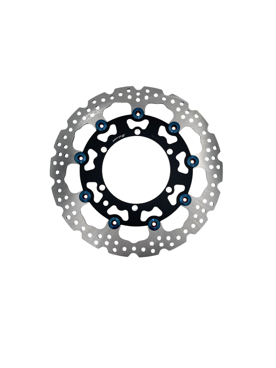 KTM 320mm front brake rotor mounting detail - Warp 9