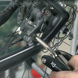 ROCKBROS 16-in-1 e-moto repair tool kit — trailside use detail
