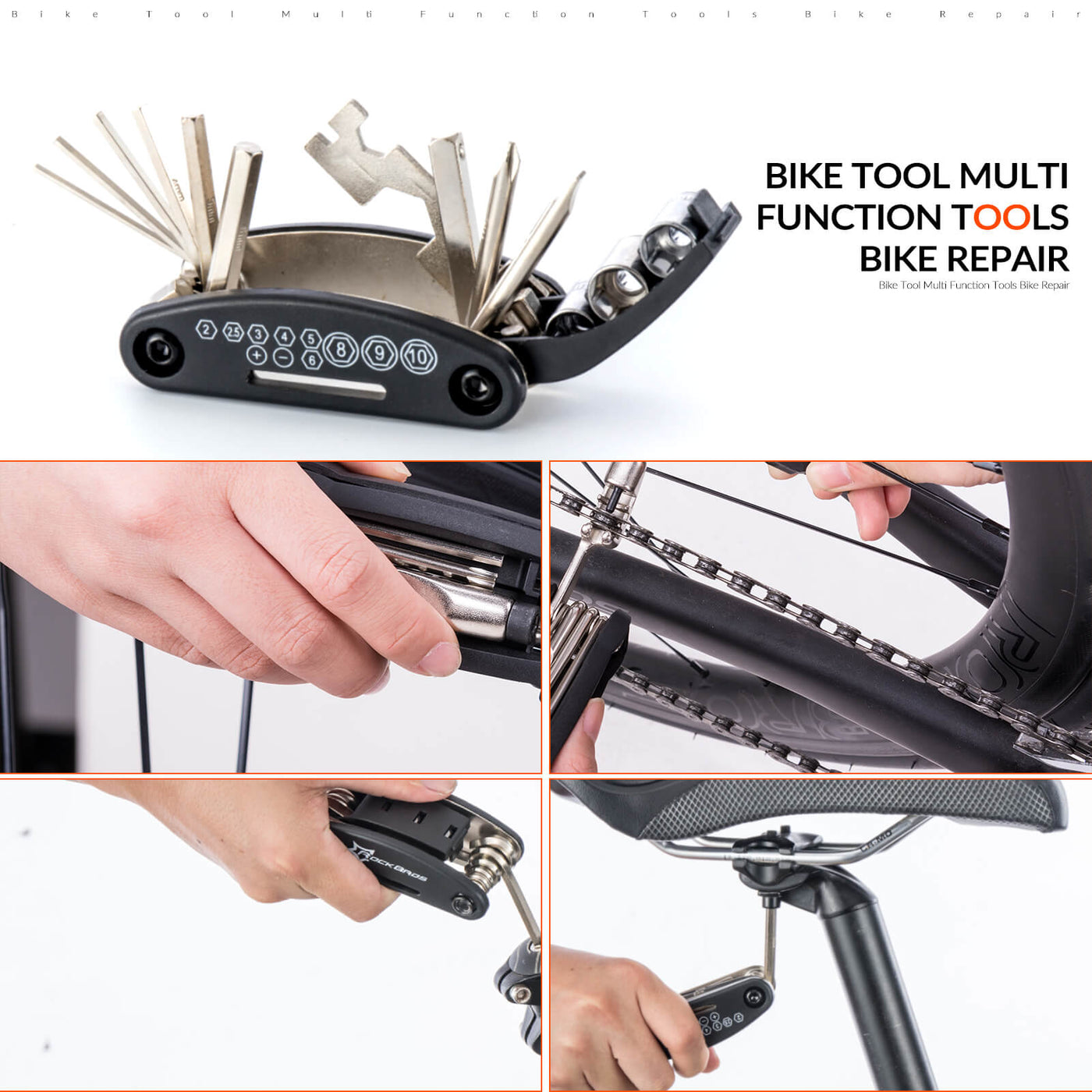 ROCKBROS 16-in-1 bike tool kit for Surron — how to use