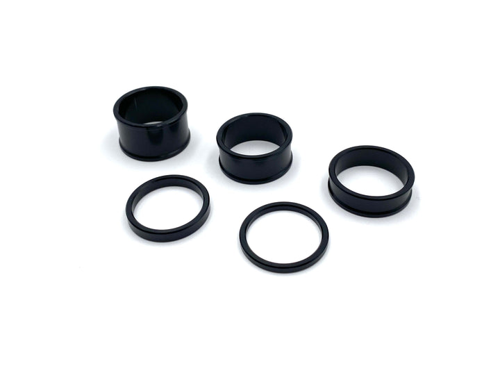 Warp 9 stem lock spacer kit with five spacer sizes