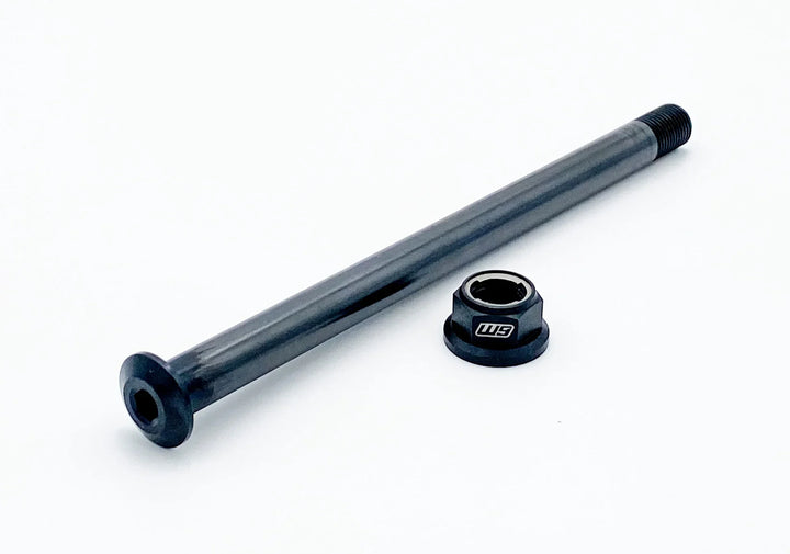 Warp 9 Light Bee rear 12.9 cryo axle — cryogenically treated hardened rear axle for Surron LBX