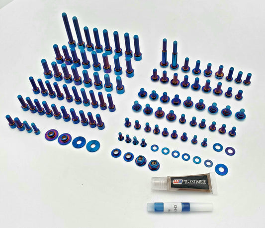 Titanium chassis kit for Surron Ultra Bee — full body hardware