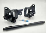 Warp 9 Ultra Bee adjustable peg mount — EDM brace bar and bracket detail