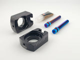 Warp 9 axle blocks for Surron Ultra Bee — CNC billet aluminum chain adjustment blocks