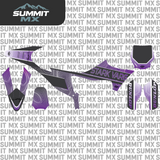 Stark Varg topographical MX graphics kit by Summit MX — applied on bike