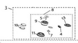 Surron Light Bee - OEM  Tapered Roller Bearing Headset Assy.