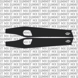 Stark Varg swing arm decal by Summit MX — Carbon Fiber style option