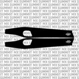 Stark Varg swing arm decal by Summit MX — Minimal style option