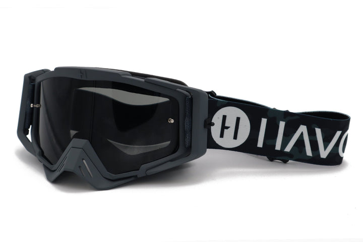 Stealth Camo Havoc Helios goggle for Surron and Talaria e-moto riders
