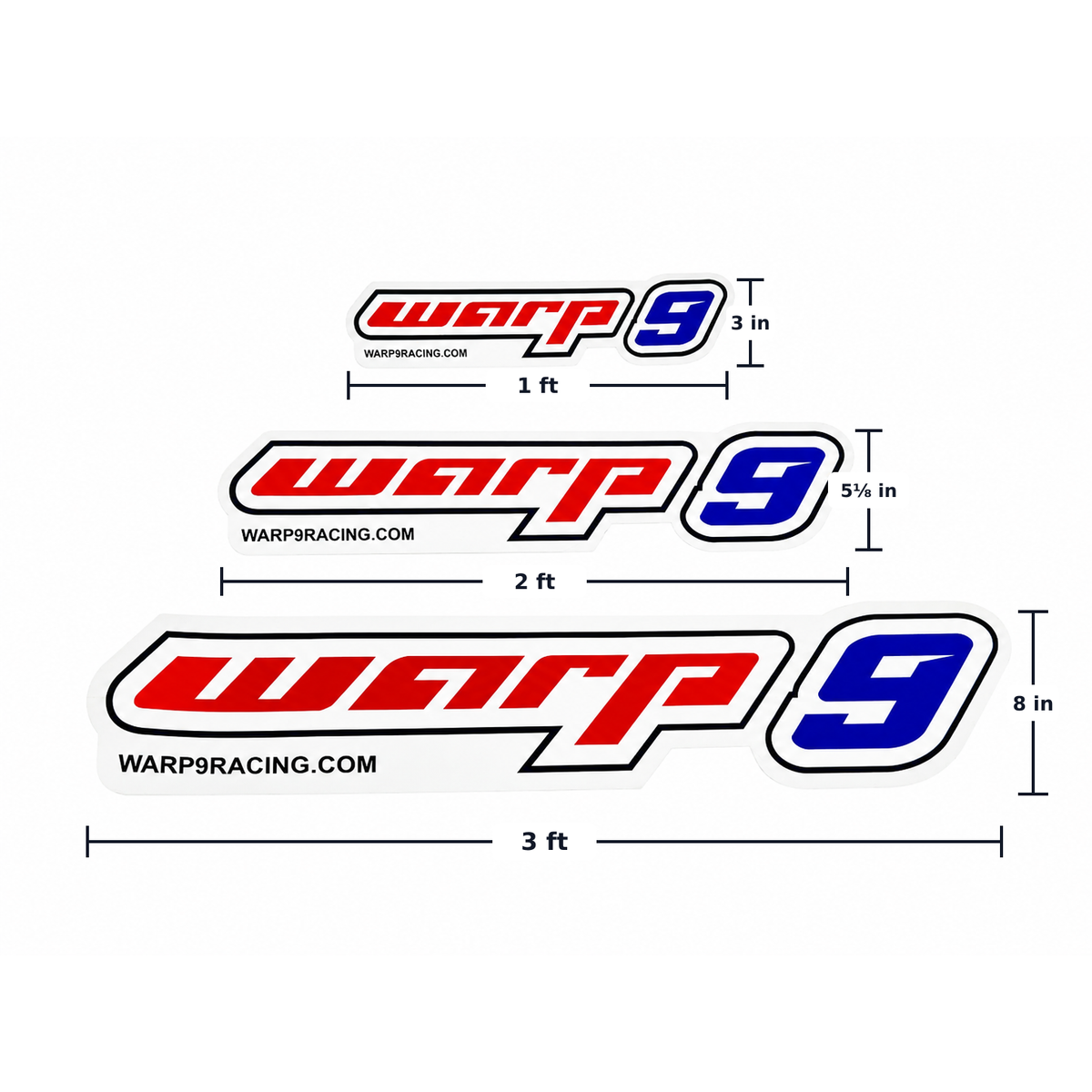 Warp 9 Decals