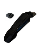 Surron Front Fender in carbon finish — with mounting adapter plate